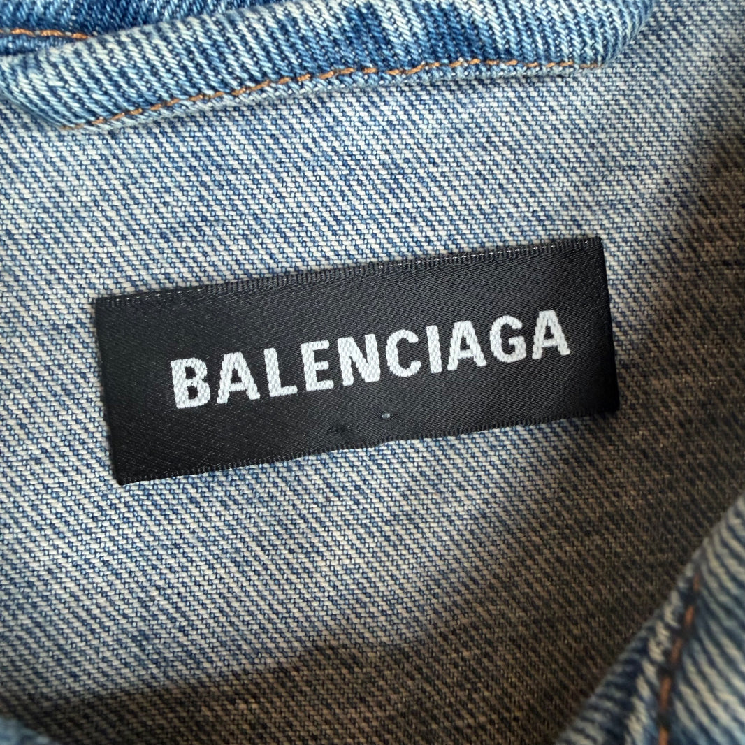 Balenciaga Languages Denim Jacket