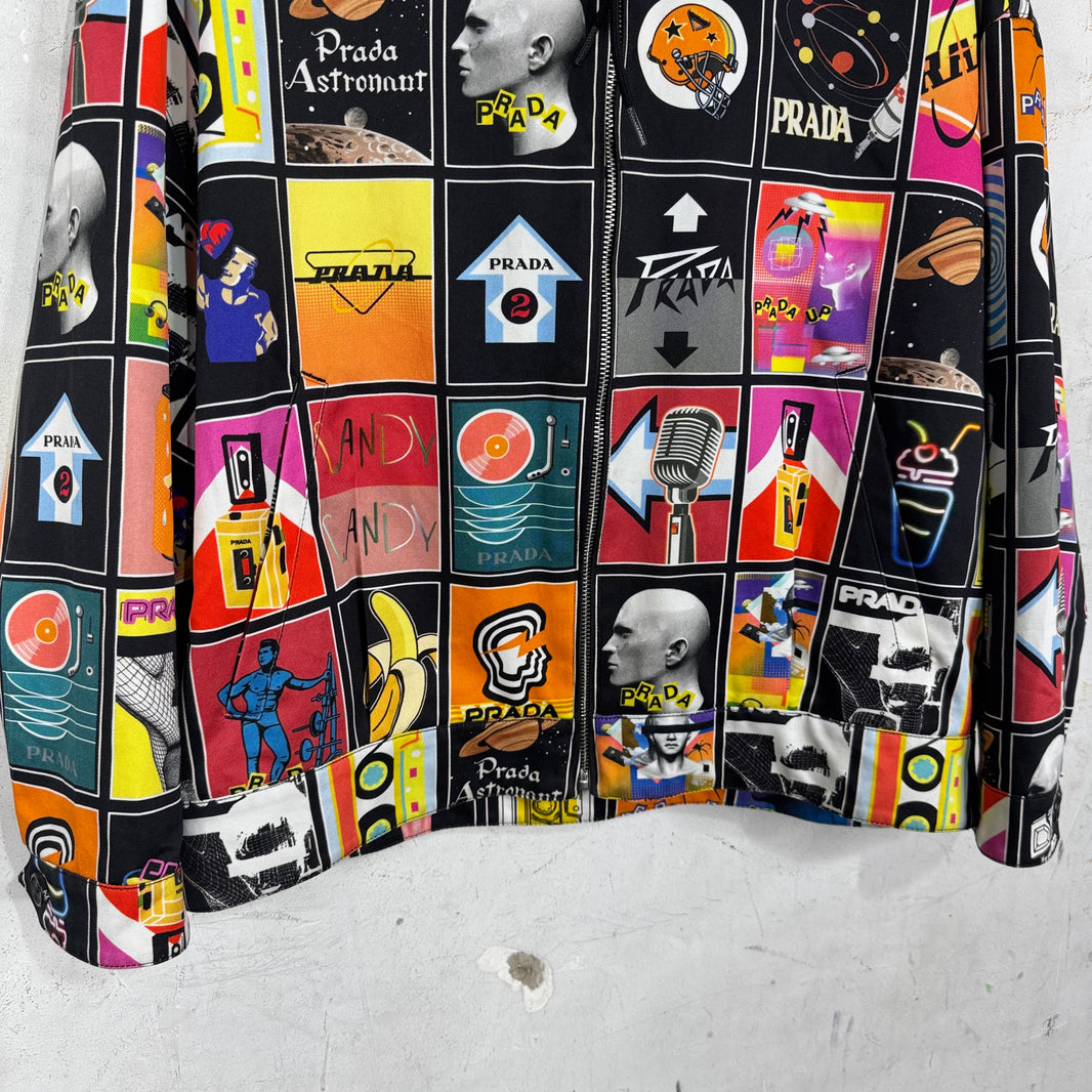Prada Grid Comic Jacket