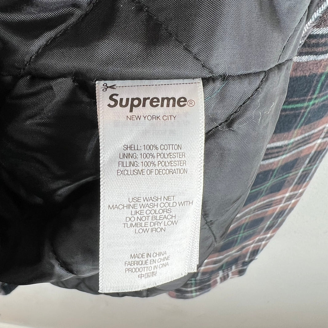 Supreme True Religion Quilted Button Up Shirt