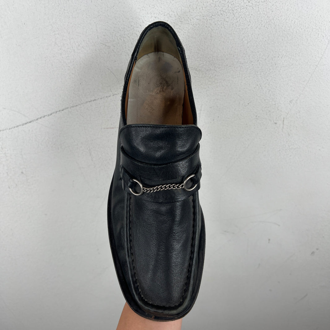 Margiela Black Chain Loafers