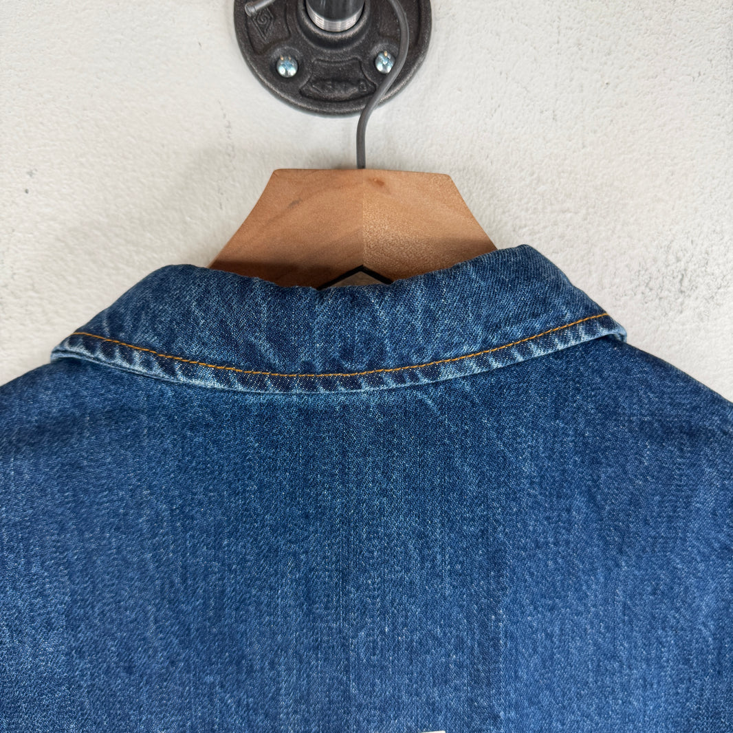 Louis Vuitton Sample Denim Button-Up Shirt