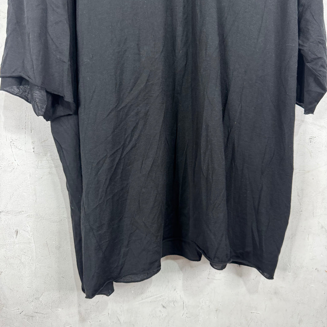 Rick Owens Temple Black V Tarp T-Shirt