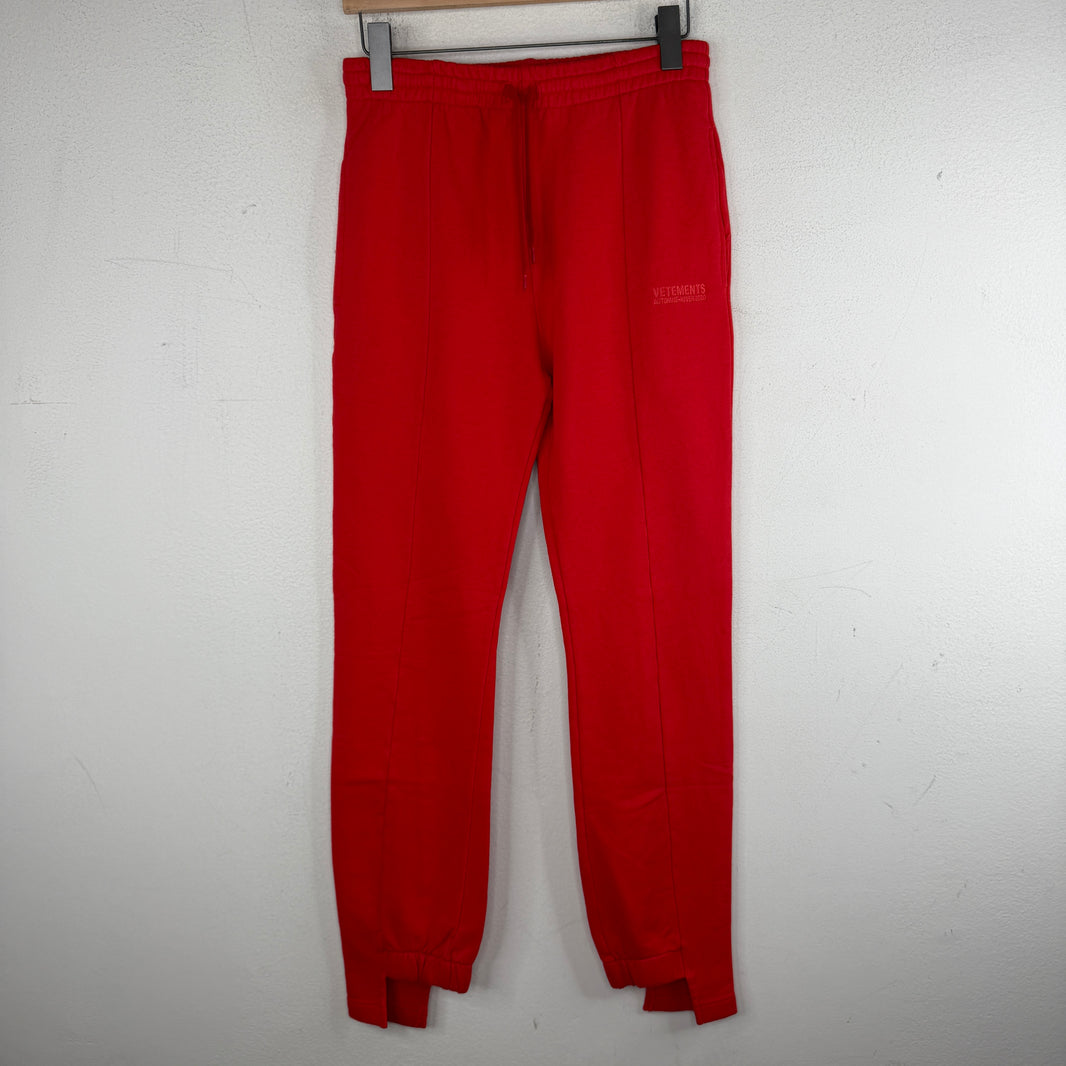 Vetements Rebuilt Red Sweatpants
