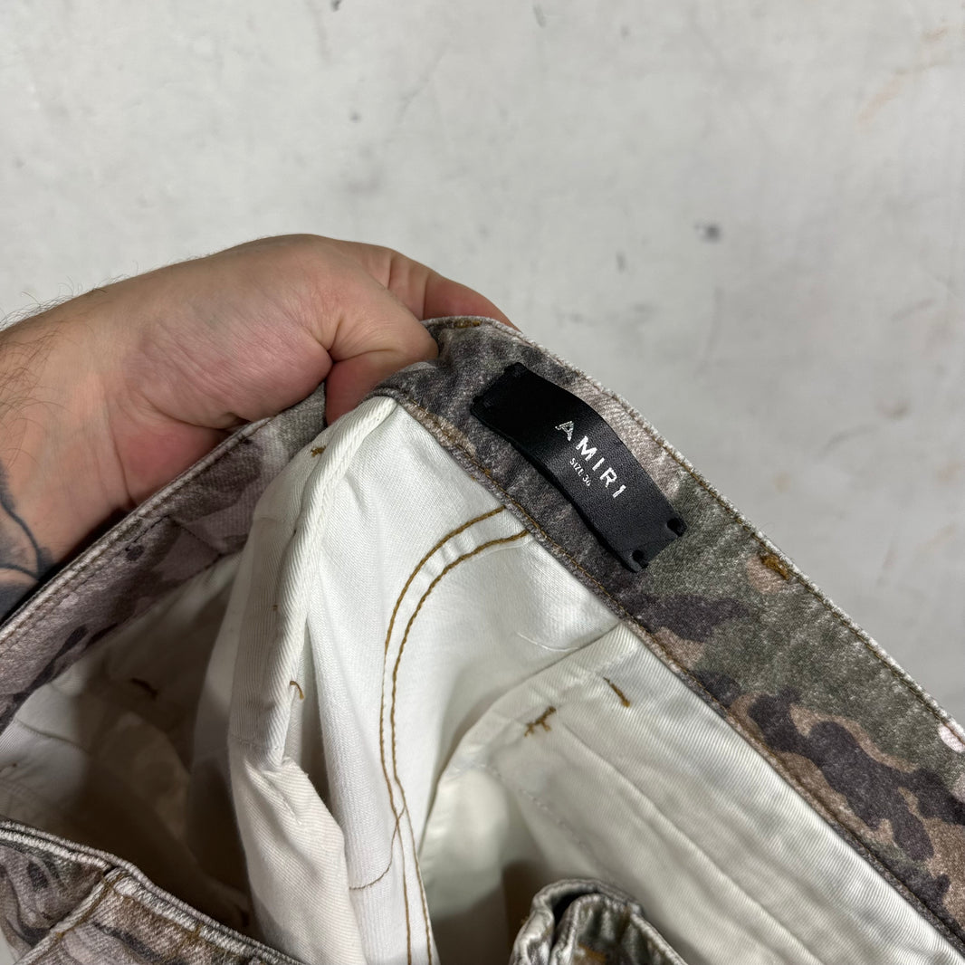 Amiri Camo Cargo Jeans