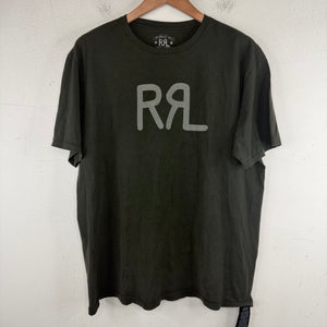 RRL Olive Logo T-Shirt
