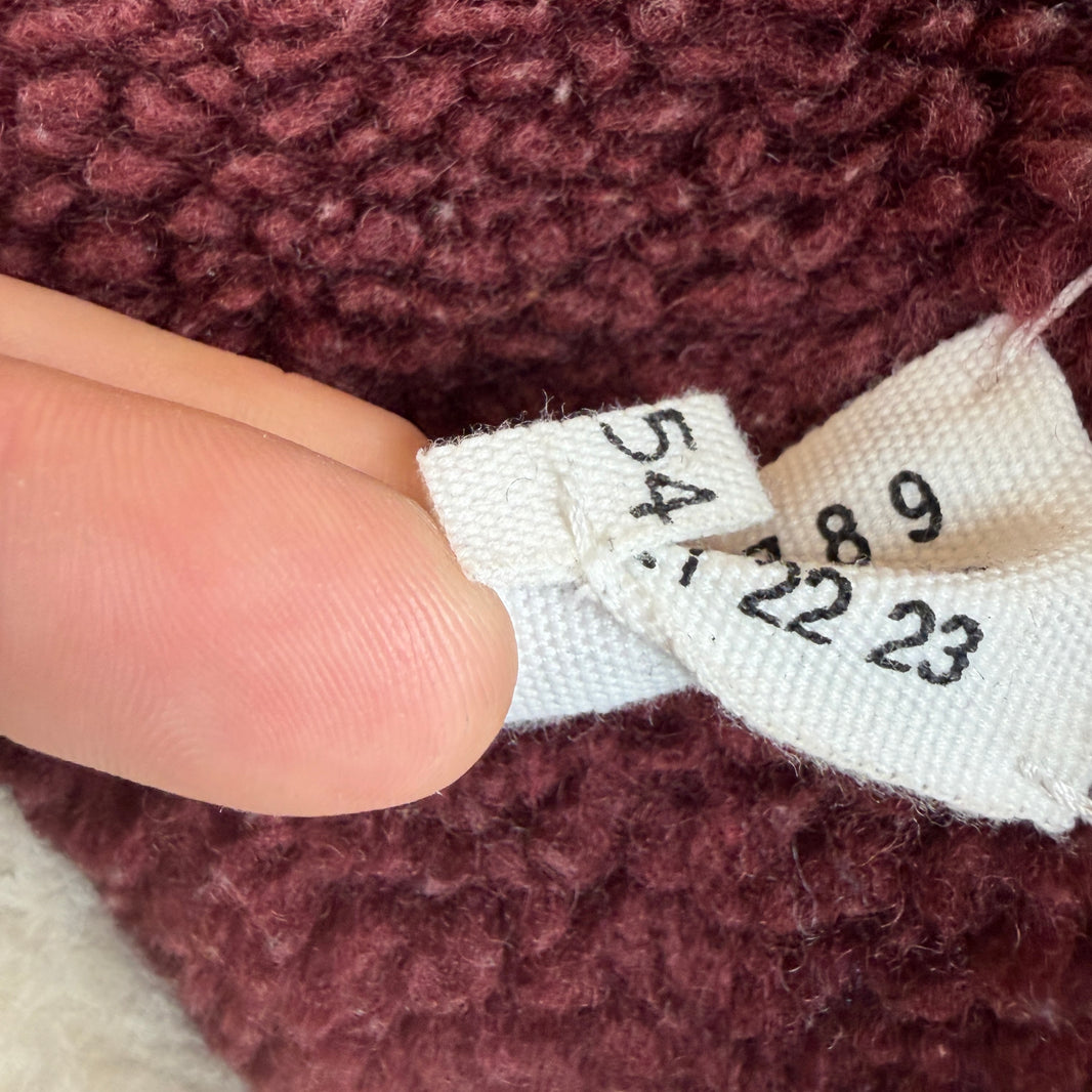 Margiela Patchwork Denim Shearling Jacket