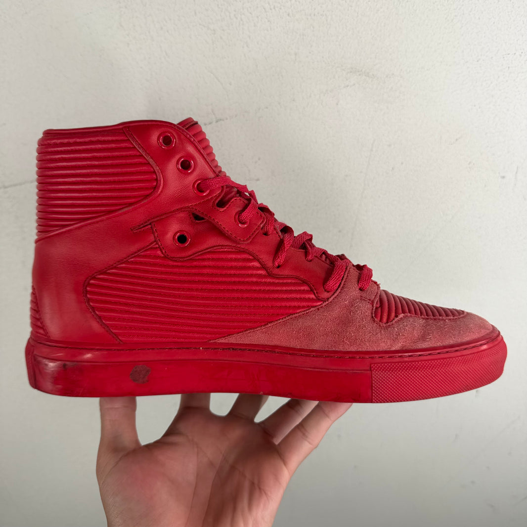 Balenciaga Red Cotes Sneakers