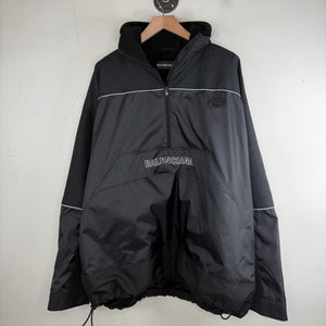 Balenciaga Nylon Spellout Anorak Jacket