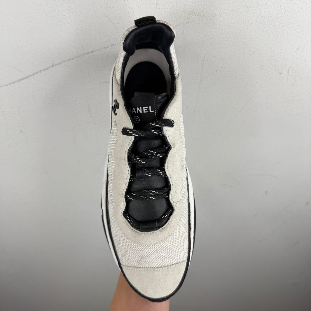 Chanel Nylon/Suede Sport Trail Low Top Sneakers