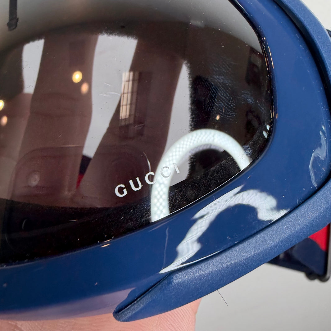 Gucci Stripe Band Ski Goggles