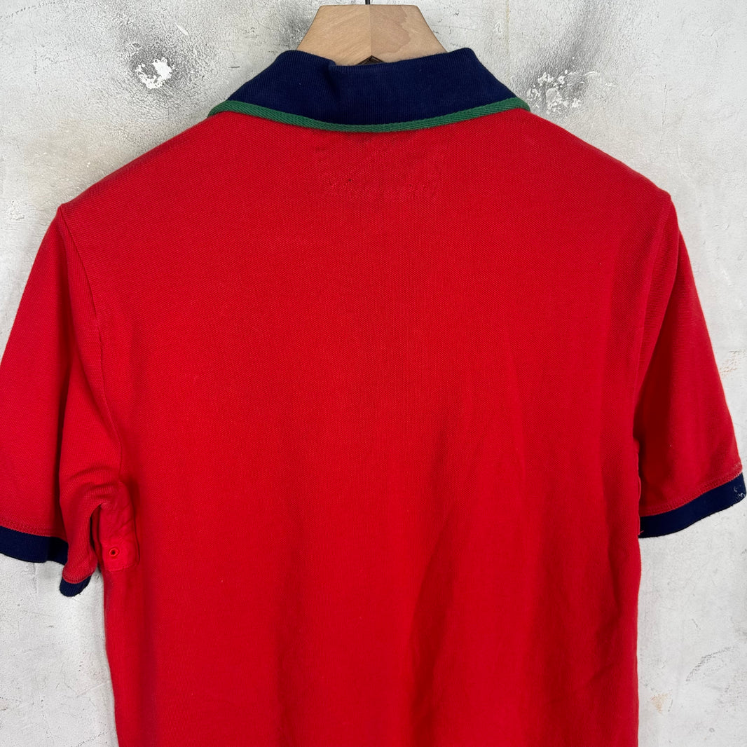 Ralph Lauren Big Pony Flag Zip Polo