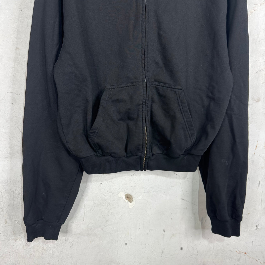 Balenciaga Tab Logo Zip Hoodie