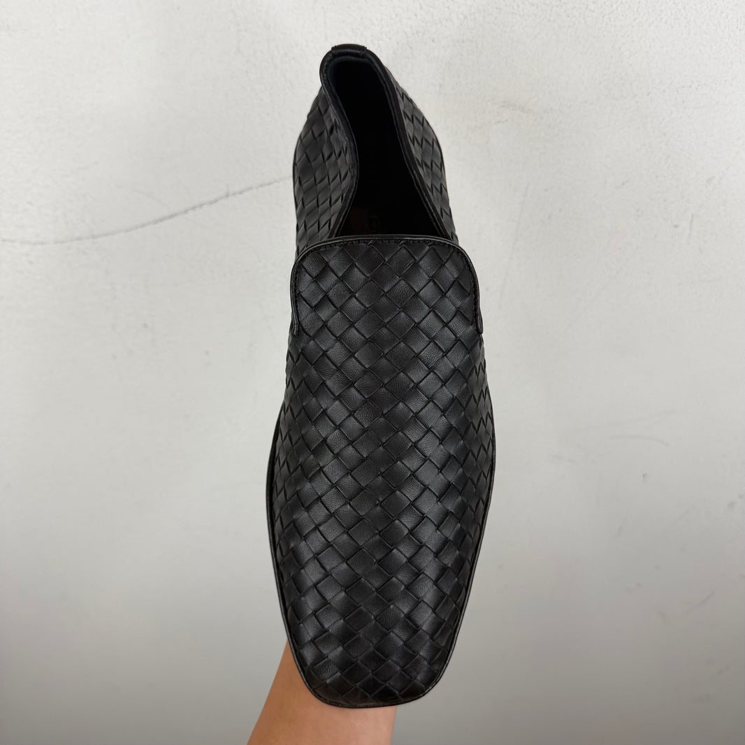 Bottega Veneta Intrecciato Leather Sunday Slippers