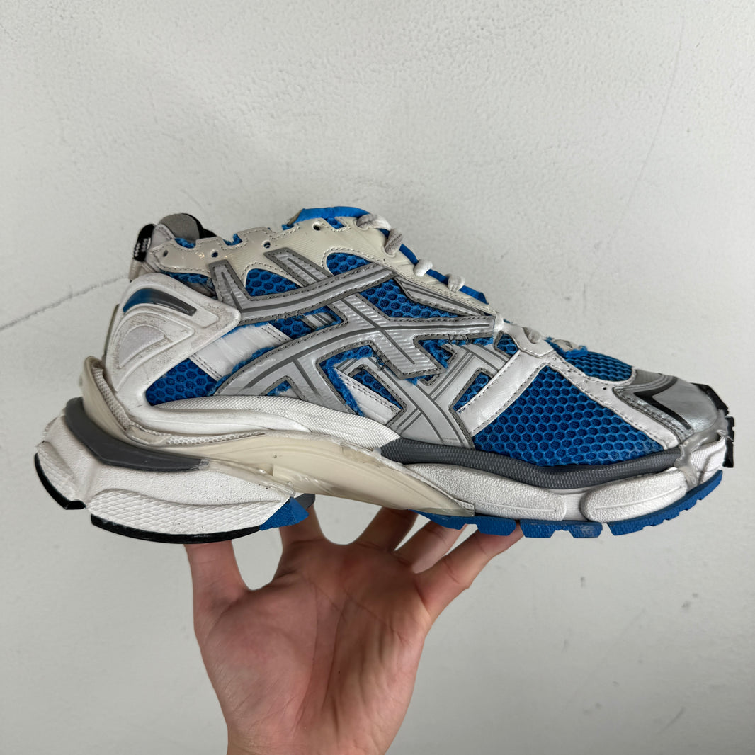 Balenciaga Blue/White Runner Sneakers