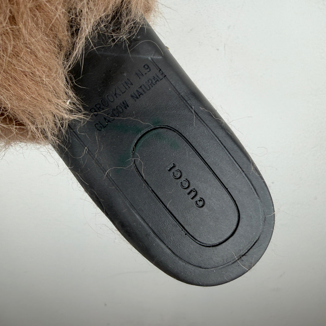 Gucci Hi-Top Fur Ace Sneakers