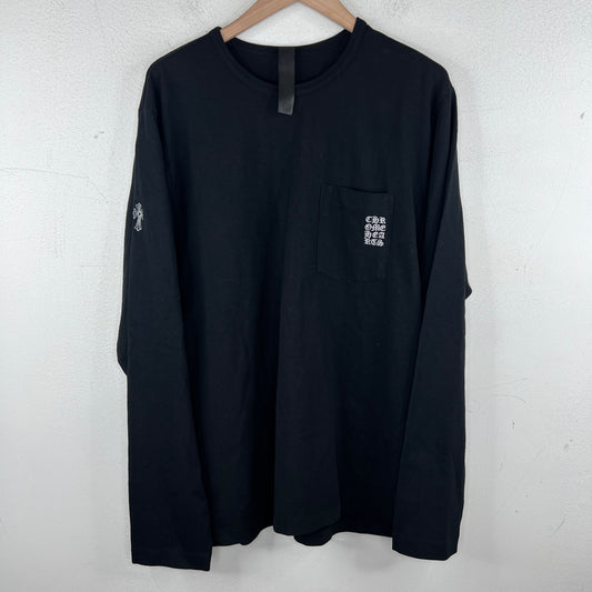 Chrome Hearts Eyechart Embroidered L/S T-Shirt