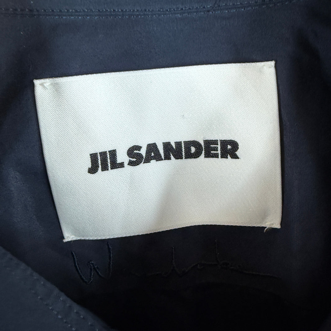 Jil Sander Navy Button Up LS Shirt