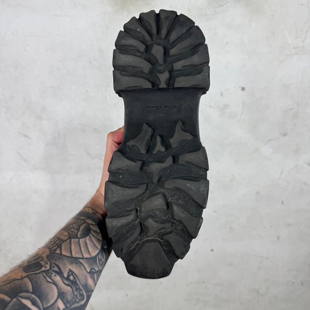 Rick Owens Tonal Black Maximal Tractor Shoes
