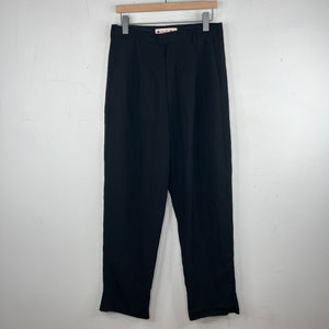 Marni Black Wool Tapered Trousers