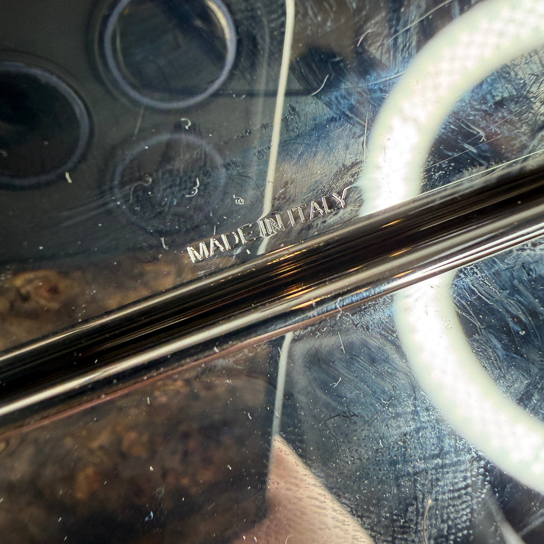 Saint Laurent Metal Mirror Business Card Holder