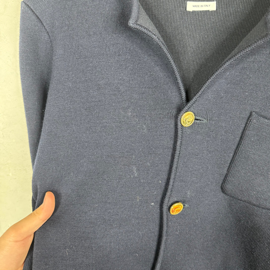 Thom Browne Navy Chore Sweater