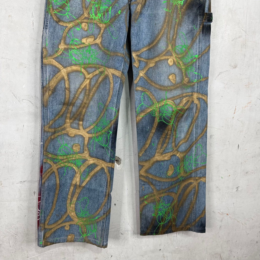 Skoloct Stencil Spraypaint Lee Jeans