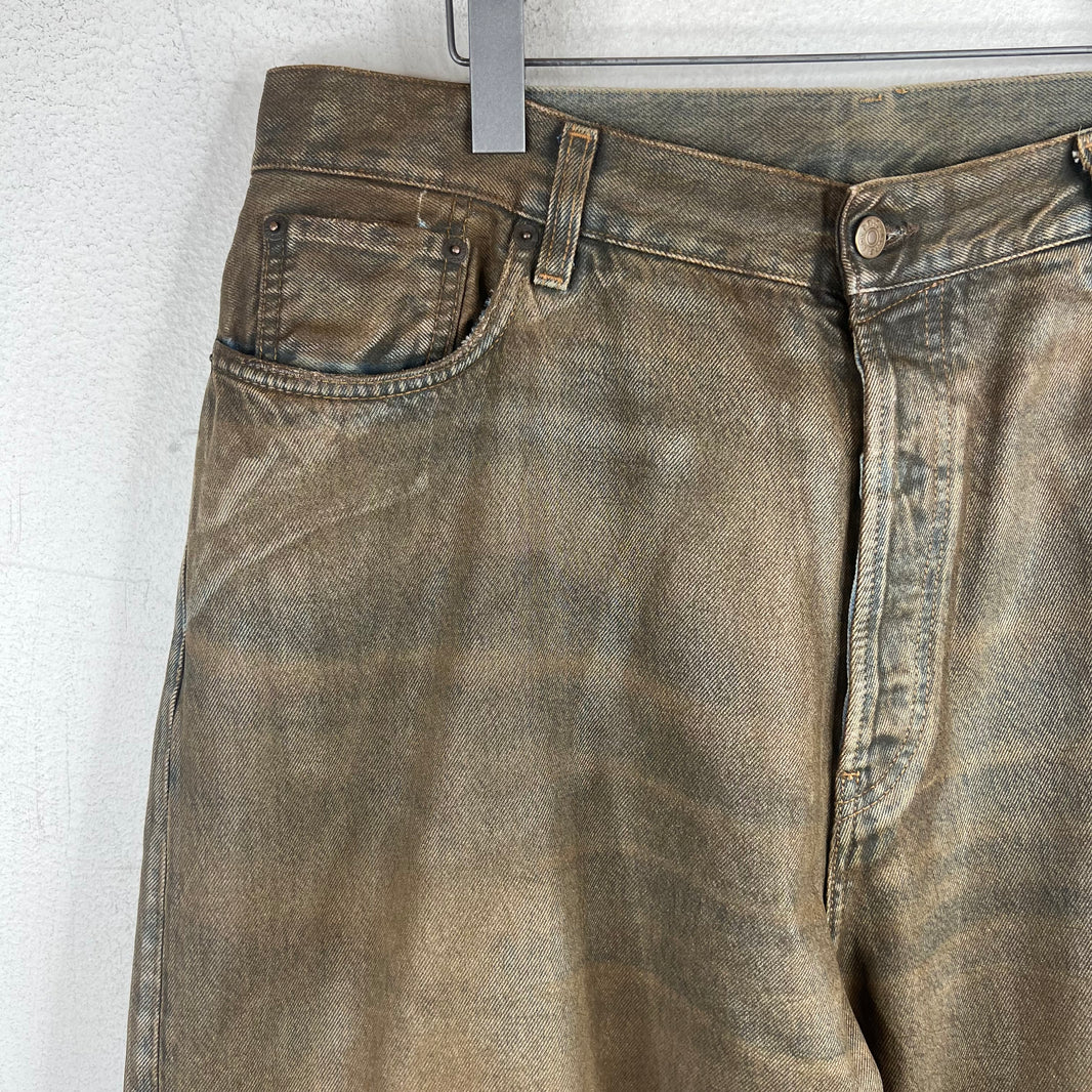 Acne Studios Baggy Waxed Jeans
