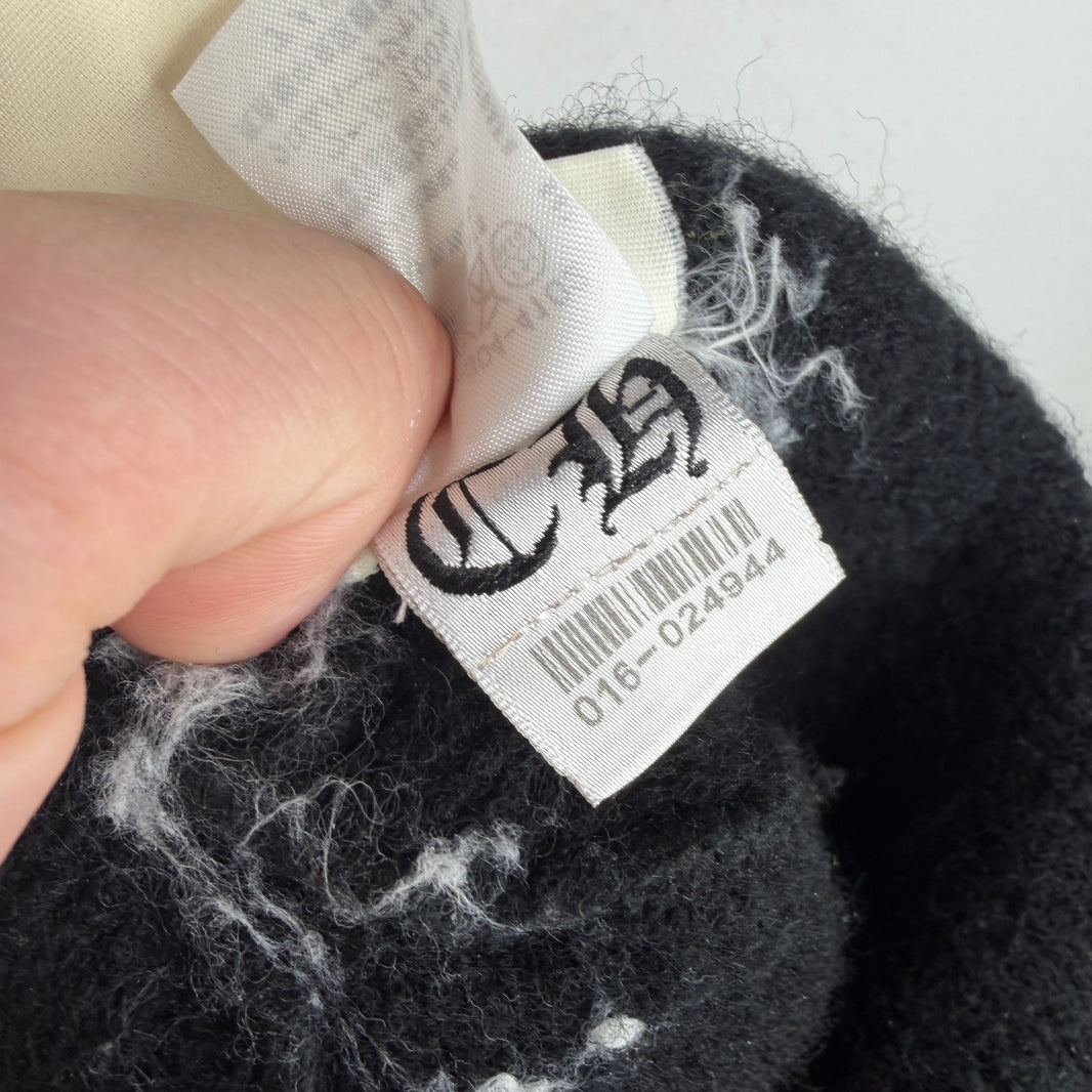 Chrome Hearts Black Cashmere Beanie