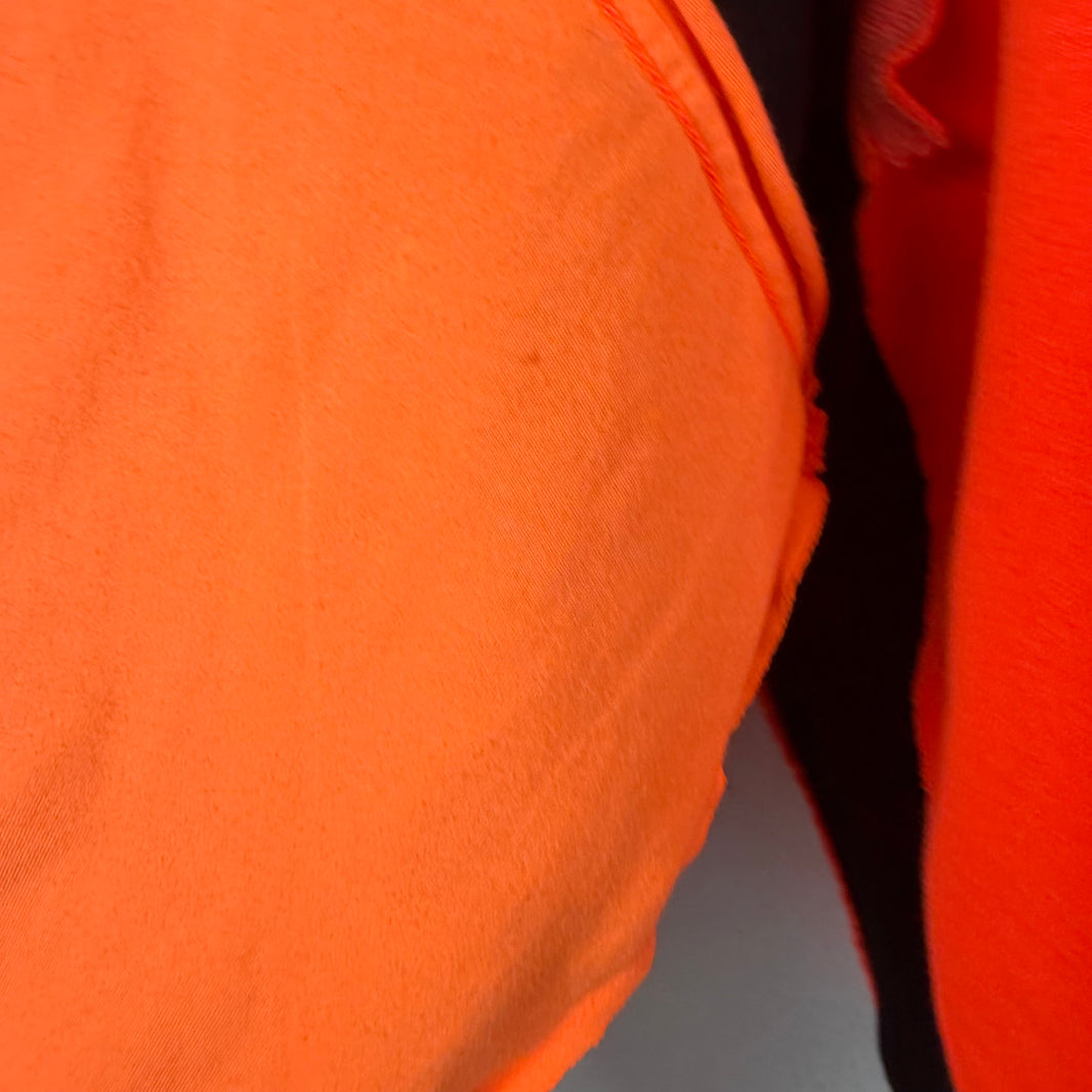 Vetements Orange Reconstructed Graffiti Hoodie