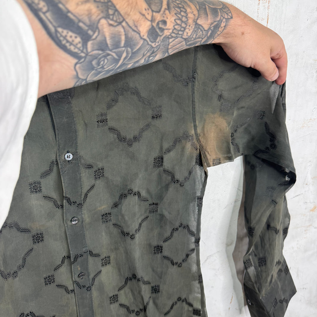 Gucci Tom Ford Silk Patterned Shirt