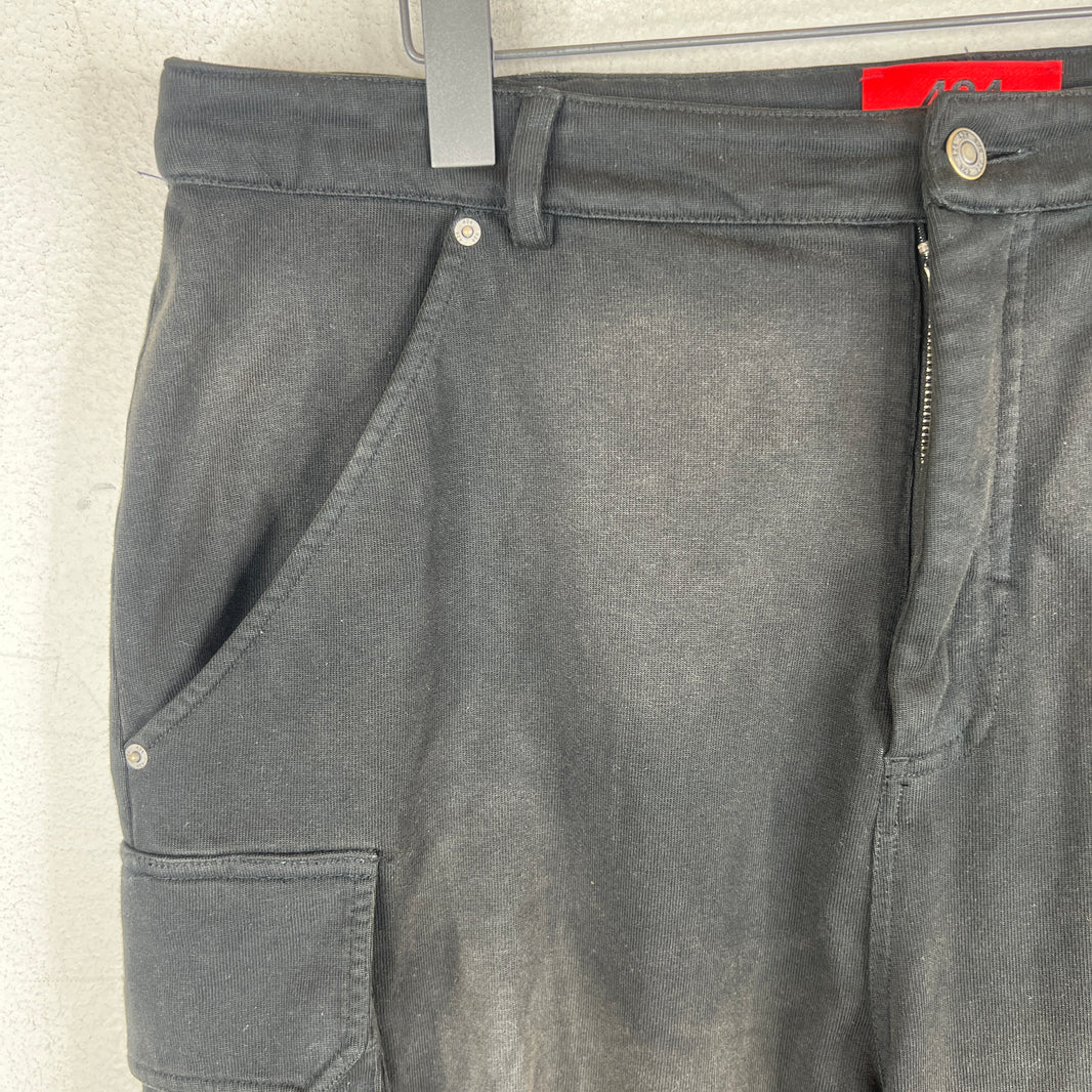 424 Black Crest Cargo Shorts