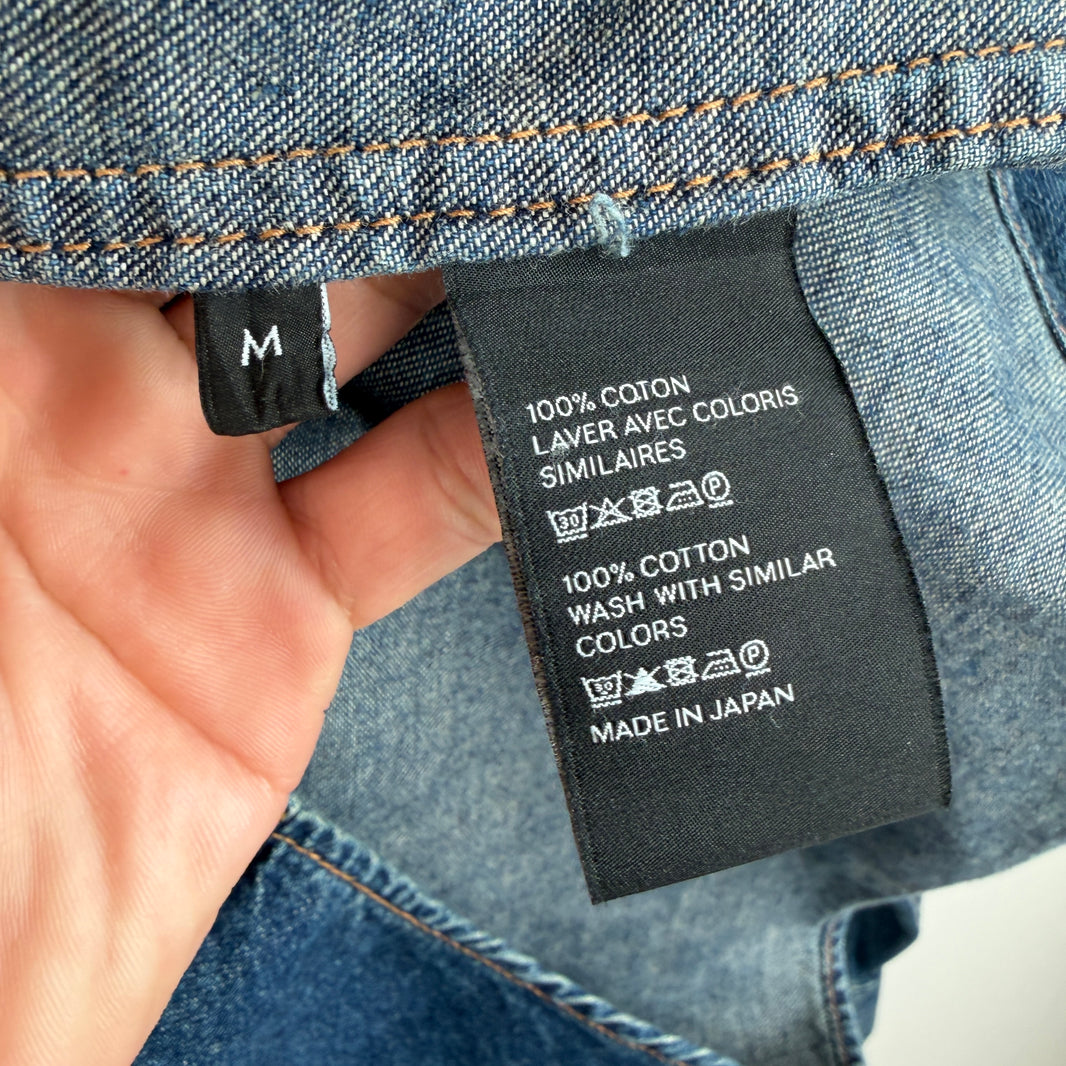 Celine Snap Button Denim LS Shirt