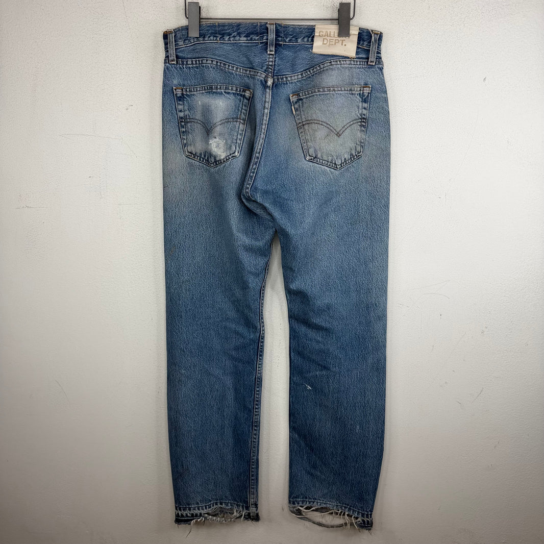 Gallery Dept Straight Leg Side Zipper Denim Jeans