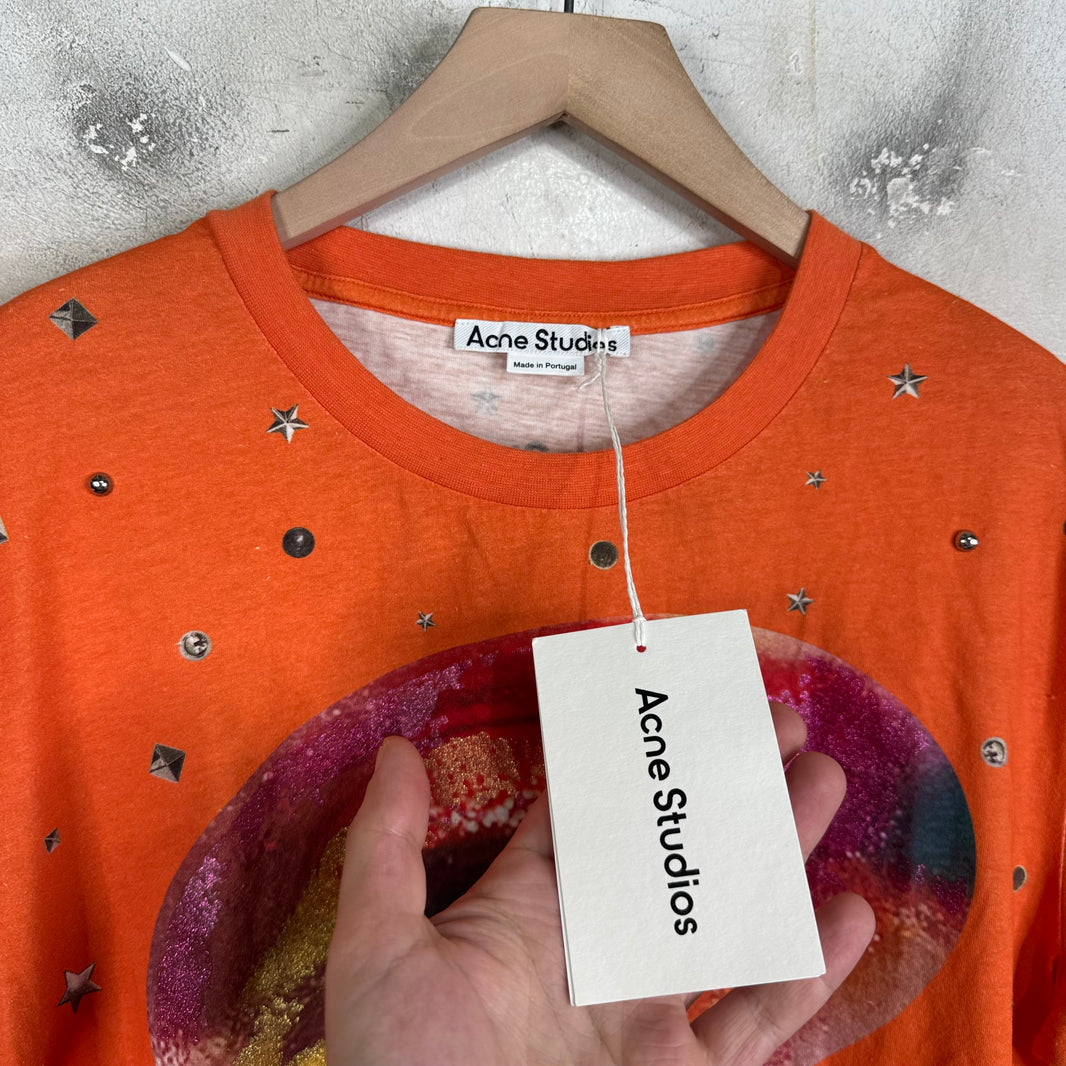 Acne Studios Orange Eye Riveted T-Shirt