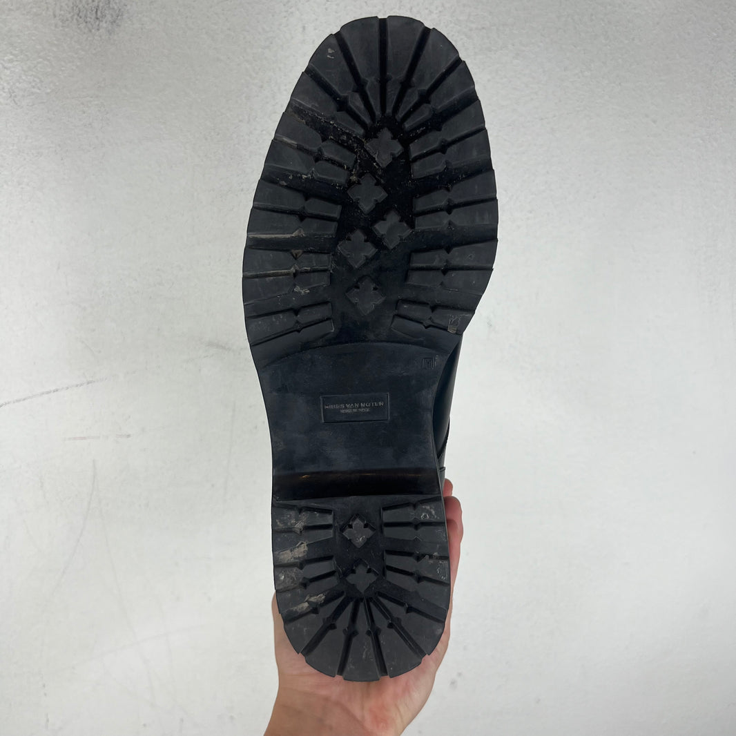 Dries Van Noten Black Leather Derby