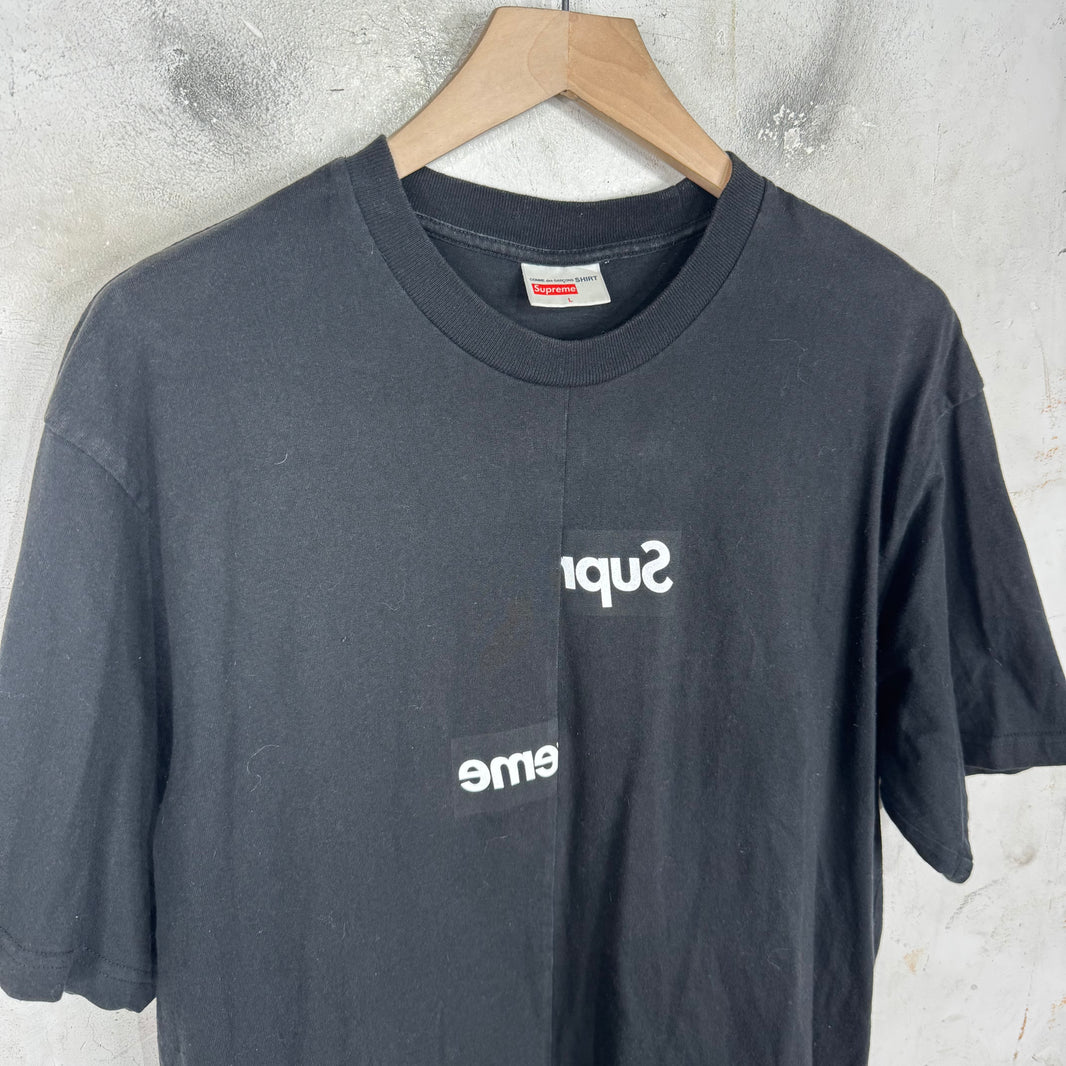 Supreme x CDG Split Box Logo T-Shirt