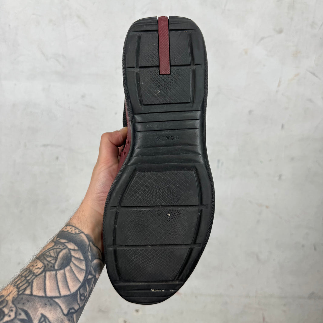 Prada Oxblood Leather Americas Cup