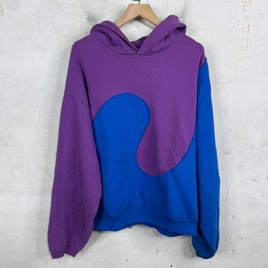 ERL Purple/Blue Swirl Hoodie