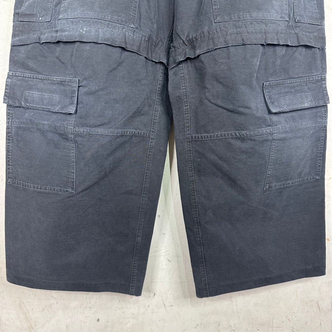 Balenciaga Painter Distressed Convertible Cargos