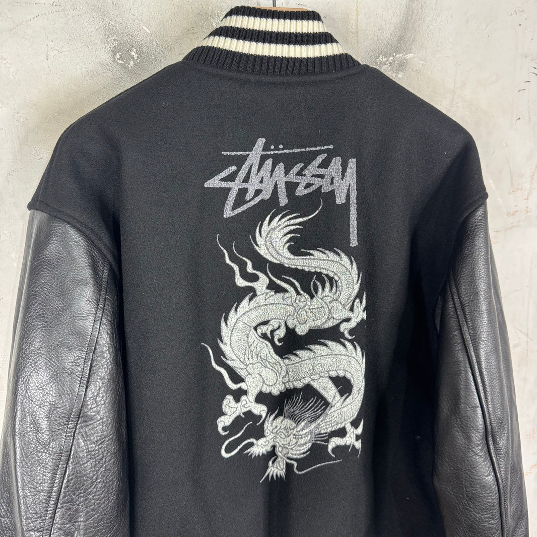 Stussy x Junya Dragon Varsity Jacket