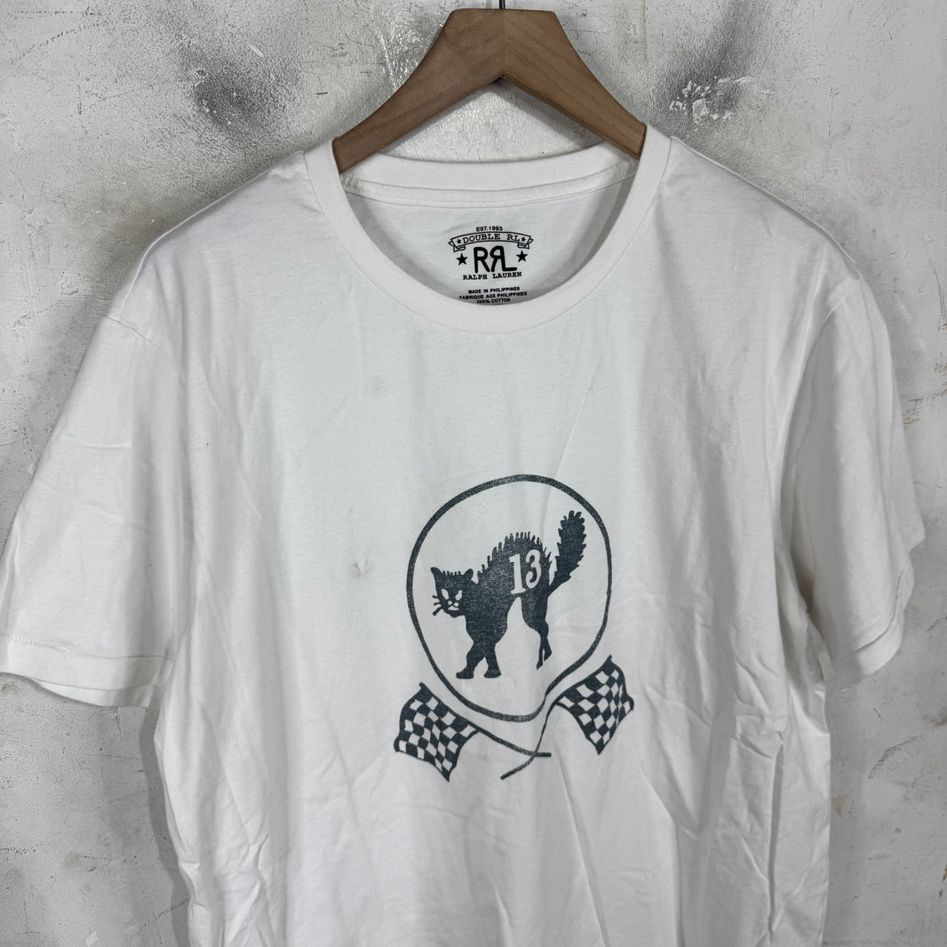 RRL Cat Logo T-Shirt