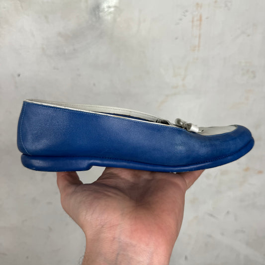 Belgian Shoes Blue/White
