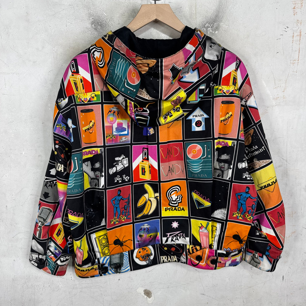 Prada Grid Comic Jacket