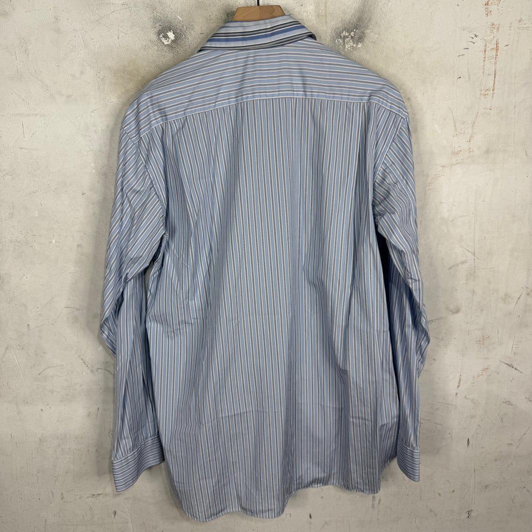 CDG Shirt Double Layered Stripe LS Shirt