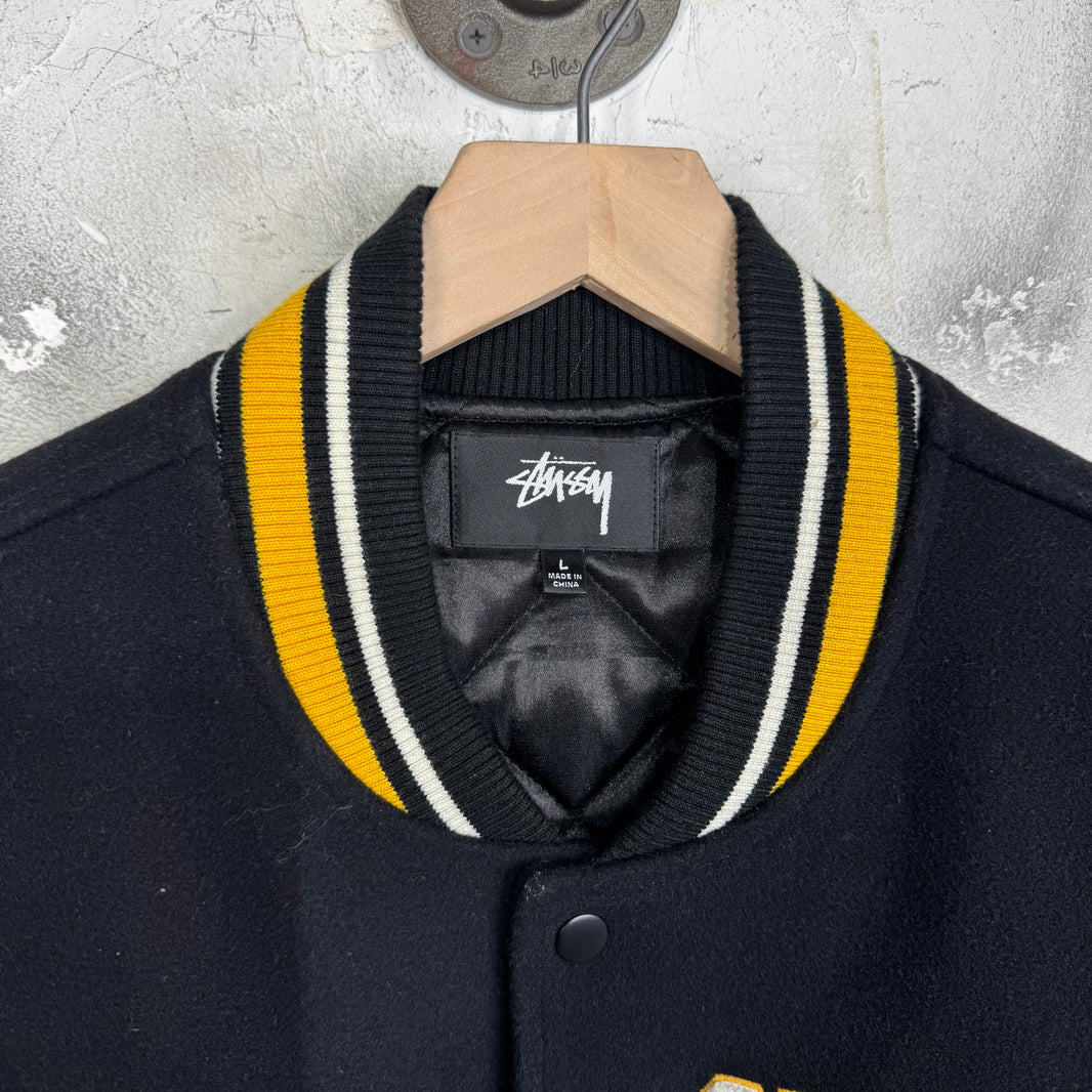 Stussy x Metalheadz Varsity Jacket