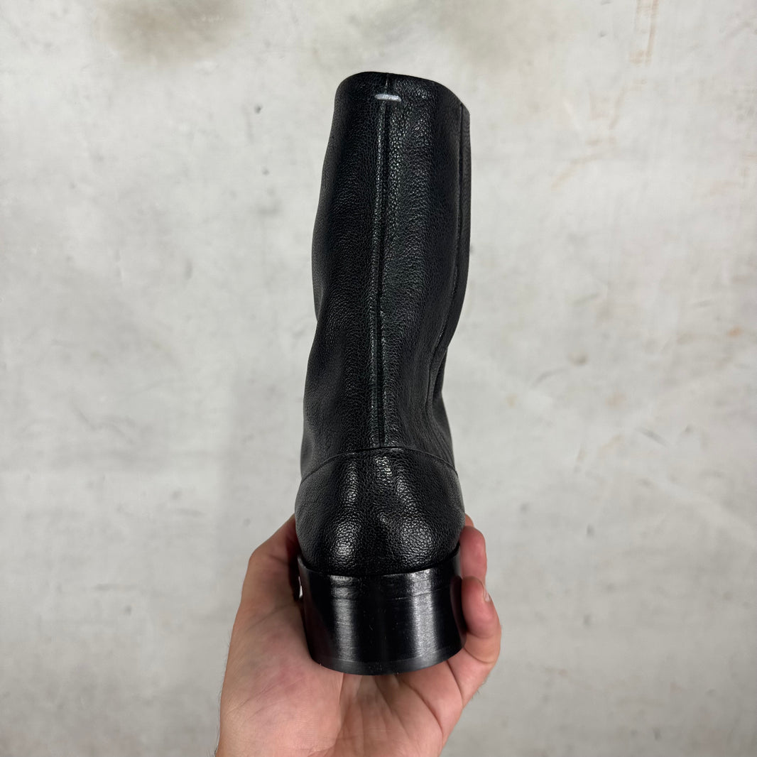 Margiela Leather Tabi Heeled Boots