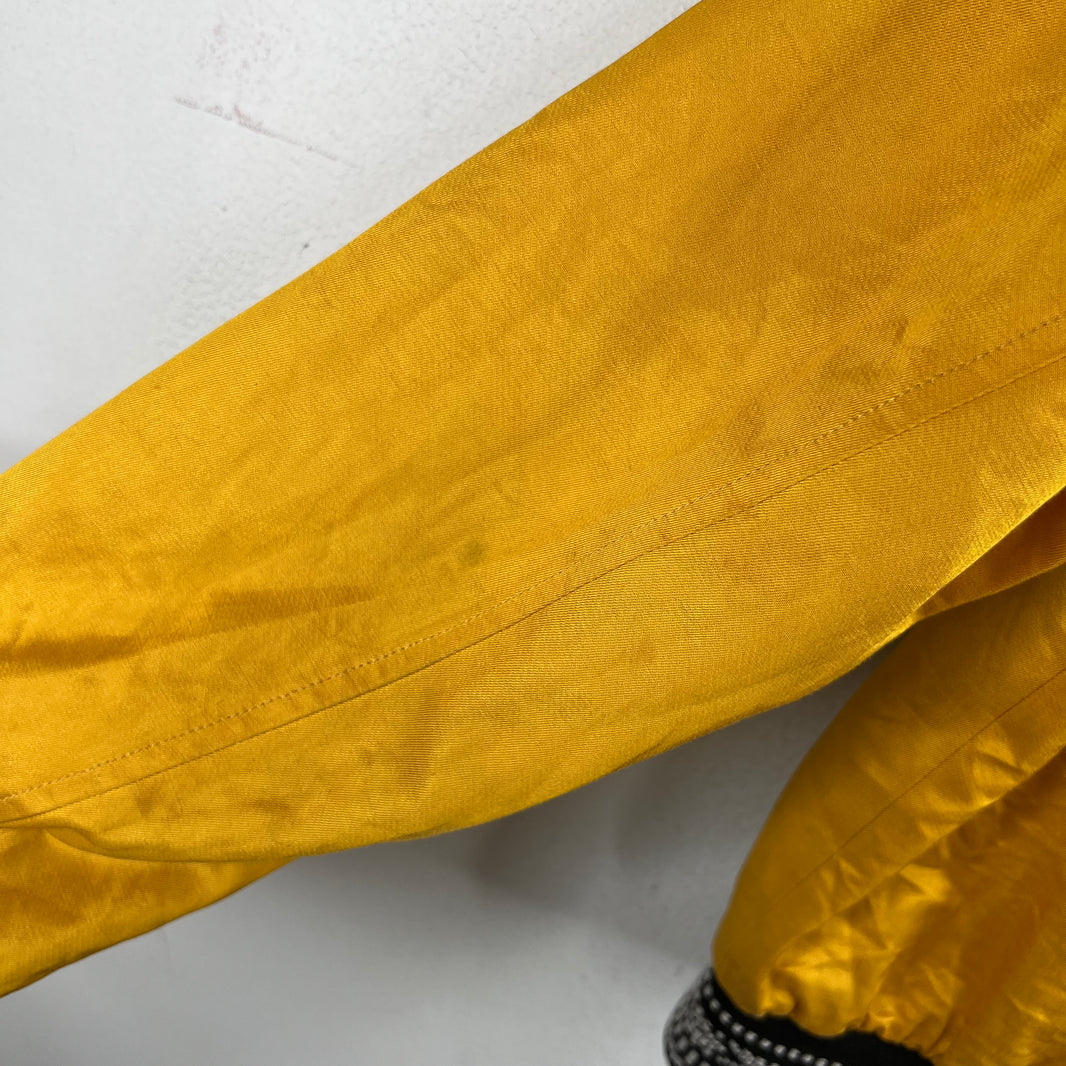 Saint Laurent Yellow Embroidered Teddy Jacket