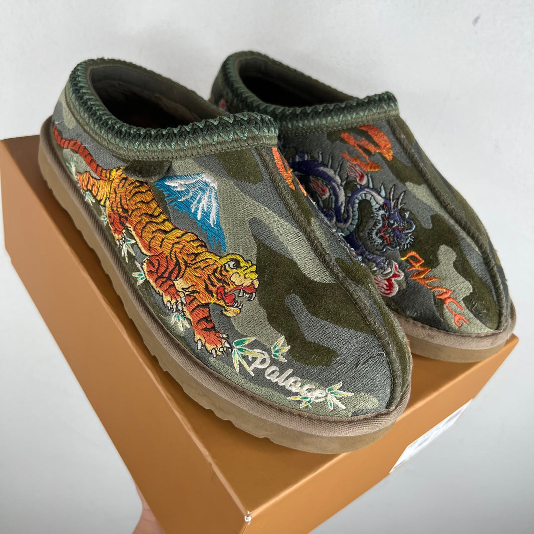 Palace UGG Burnt Olive Camo Tasman Low