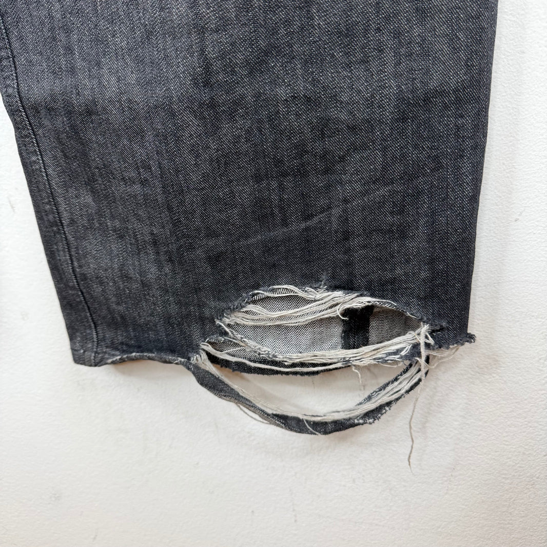 Balenciaga Black/Gray 50/50 Jeans