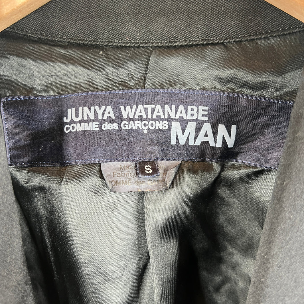 CDG Junya Watanabe Black Trench Coat